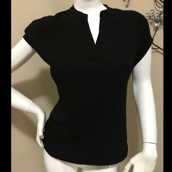 Selected Femme Tops - S0LD———-SELECTED FEMME BLACK BLOUSE EU 40 TOP